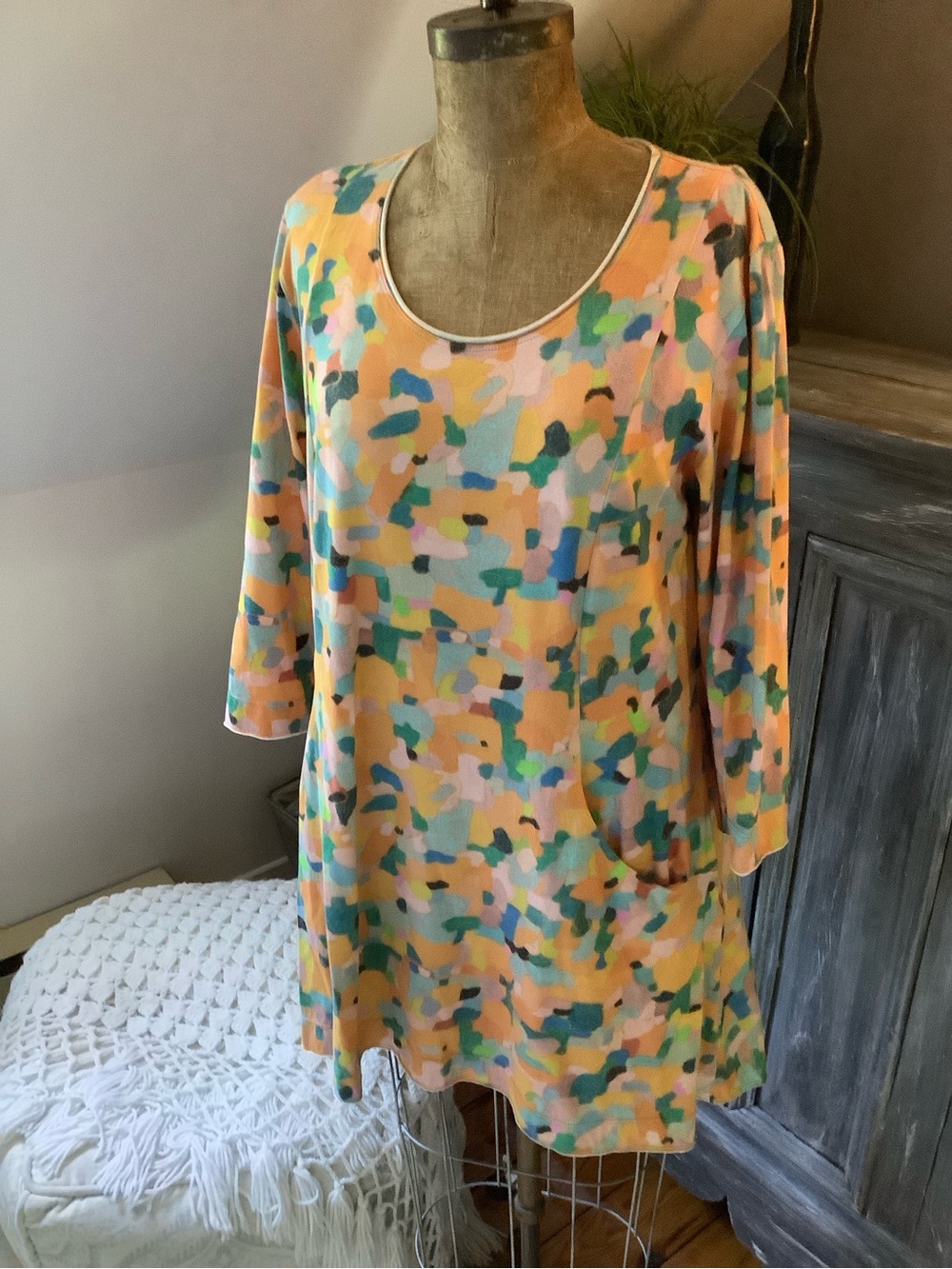 Grizas Scoop Neck Tunic XL